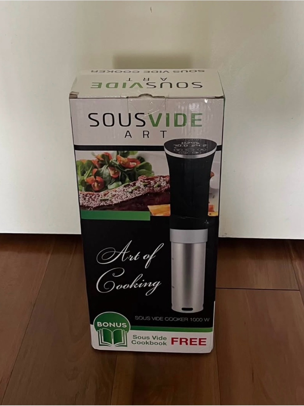 Stainless Steel and Black Immersion Circulator